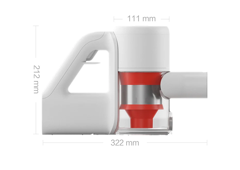 Xiaomi MIJIA ручной беспроводной пылесос 1C подметальная Чистка для домашнего ковра 20000Pa 72 дБ с настенным креплением