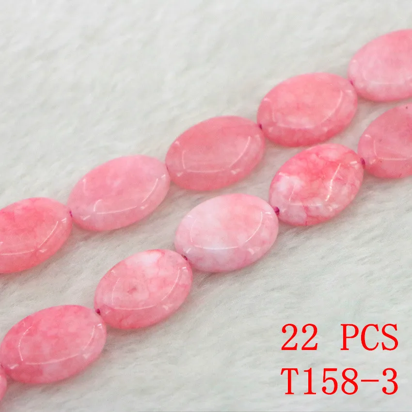13X18mm oval denim natural aquamarine Amazon Jasper DIY necklace bracelet making fashion gift accessories (5)