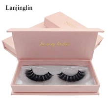 LANJINGLIN 1 пара 3D норковые ресницы натуральные накладные ресницы макияж полная полоса ресницы накладные ресницы для наращивания ресниц
