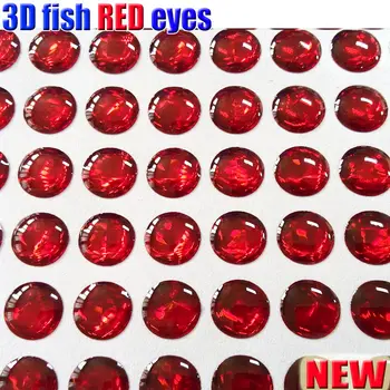 

2019HOT 3d lure eyes,fly tying Lure bait eyes 8MM 4000PCS+5MM 1000PCS COLOR RED
