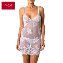 Женская кружевная сорочка новая одежда для сна Коллекция Черный Белый Красный Размеры s m l xl XXL 38 40 42 44 ARDI R2531-42