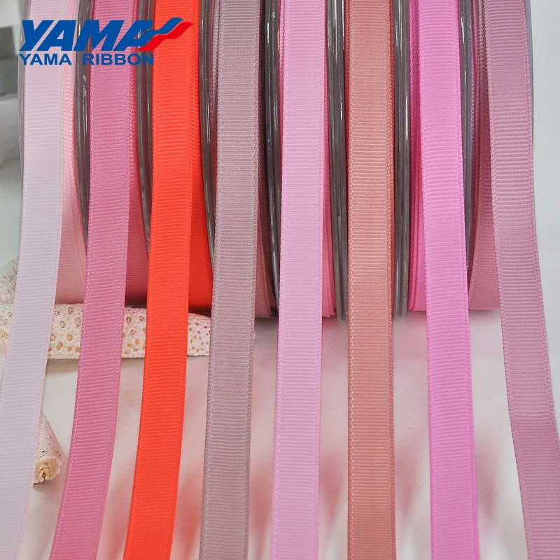 Ribbon Decoration Ribbon Supplies Grosgrain Ribbon Sewing Ribbon YAMA 6 9 13 16 19 22 mm 100 yards/lot Grosgrain Ribbon Red Pink For Diy Dress Accessory House Wedding Decoration