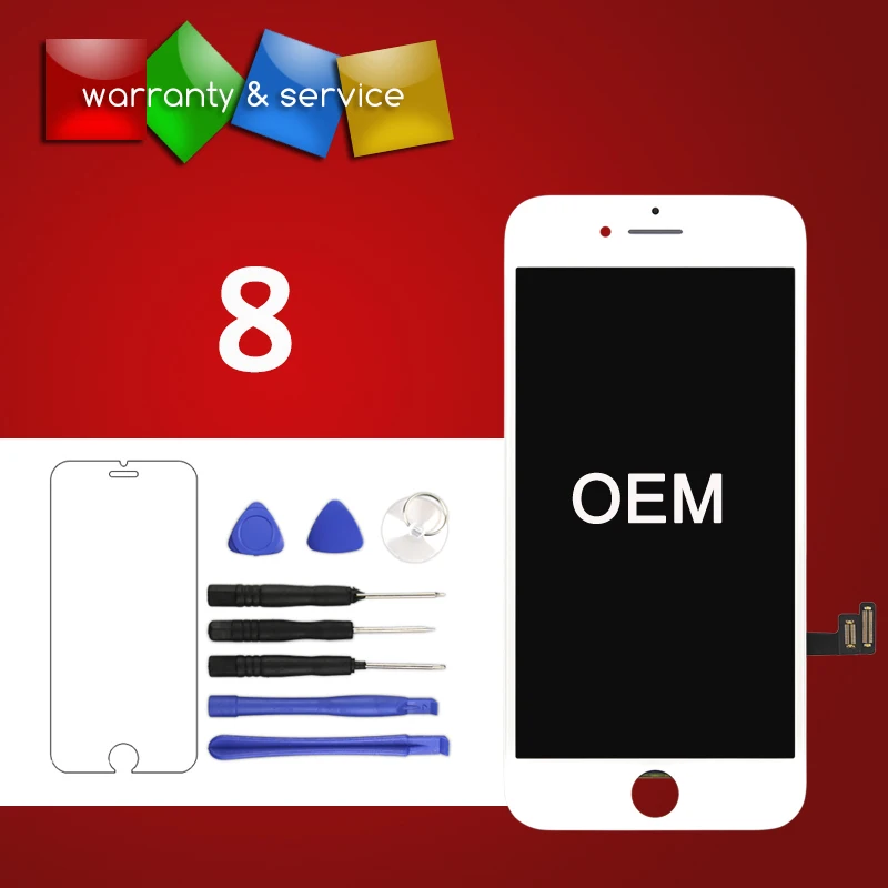 

1PCS Best quality For OEM display For iPhone 8 LCD Display Touch Screen With Digitizer Replacement Assembly