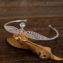 Роскошные циркониевые Свадебные короны с серебряными кристаллами диадема благородных носорогов для невесты заколки для волос Свадебные аксессуары для волос