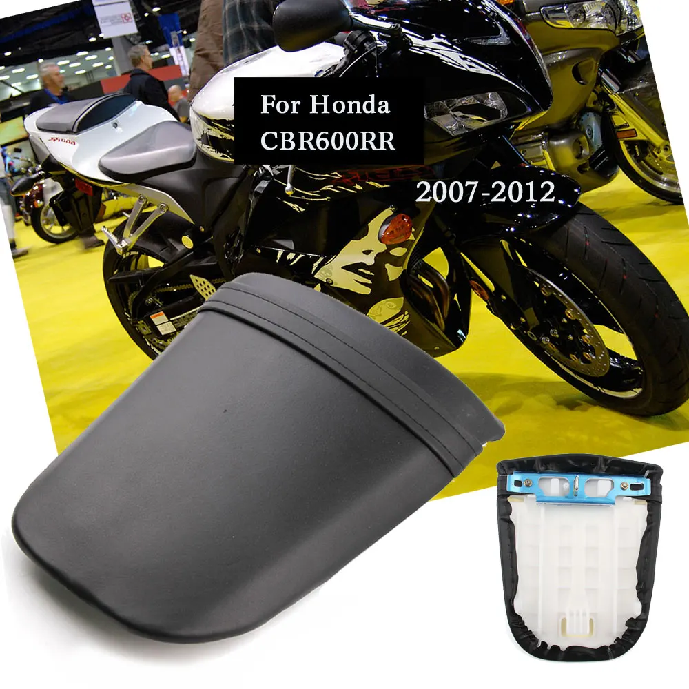 

For Honda CBR600RR 2007-2012 Rear Seat Cover Cushion Leather Pillow CBR 600RR Motorcycle Passenger Seat