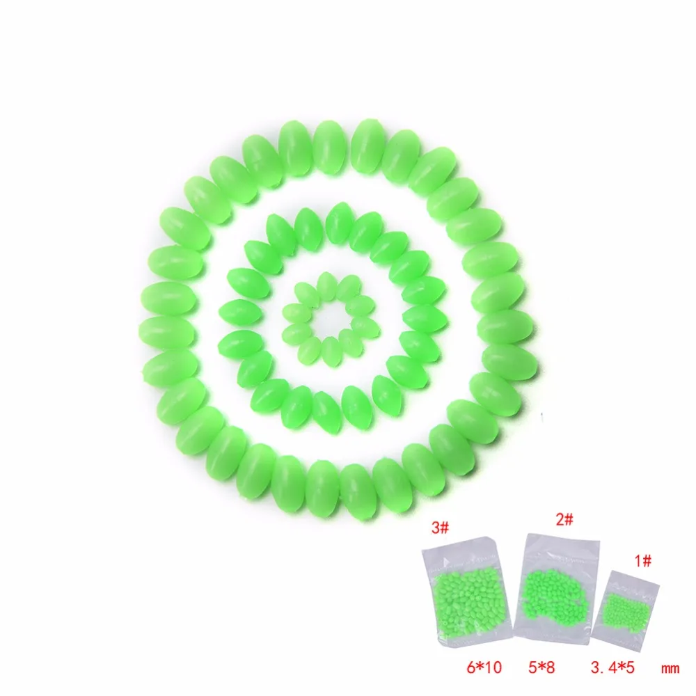 Glow In the dark Plastic Worm Kit Glow any Rubber Green