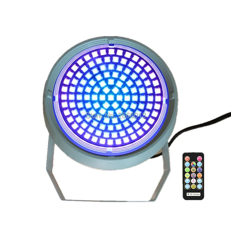 

With IR Control RGB Strobe Light 25W 127 LEDs Stage Effect light DMX512 Auto Sound Activated DJ Disco Party Flash Stage Lights