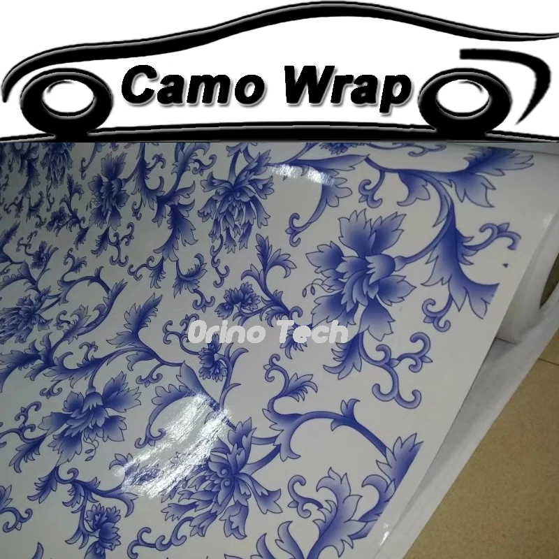Chinese Style Flower Vinyl Film Camouflage Car Wrap Sticker Vehicle Motorcycle Truck Wrapping Decal Orino Wraps Air Bubble Free Wrap Film Car Stylingvinyl Wrap Aliexpress