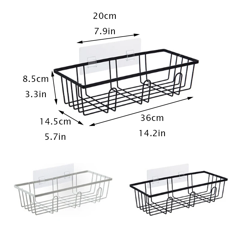 Металлический держатель для ванной комнаты, Полка на присоске, душевая стойка для хранения, настенный держатель для шампуня, корзина с крючками, органайзер для полотенец, подвесной