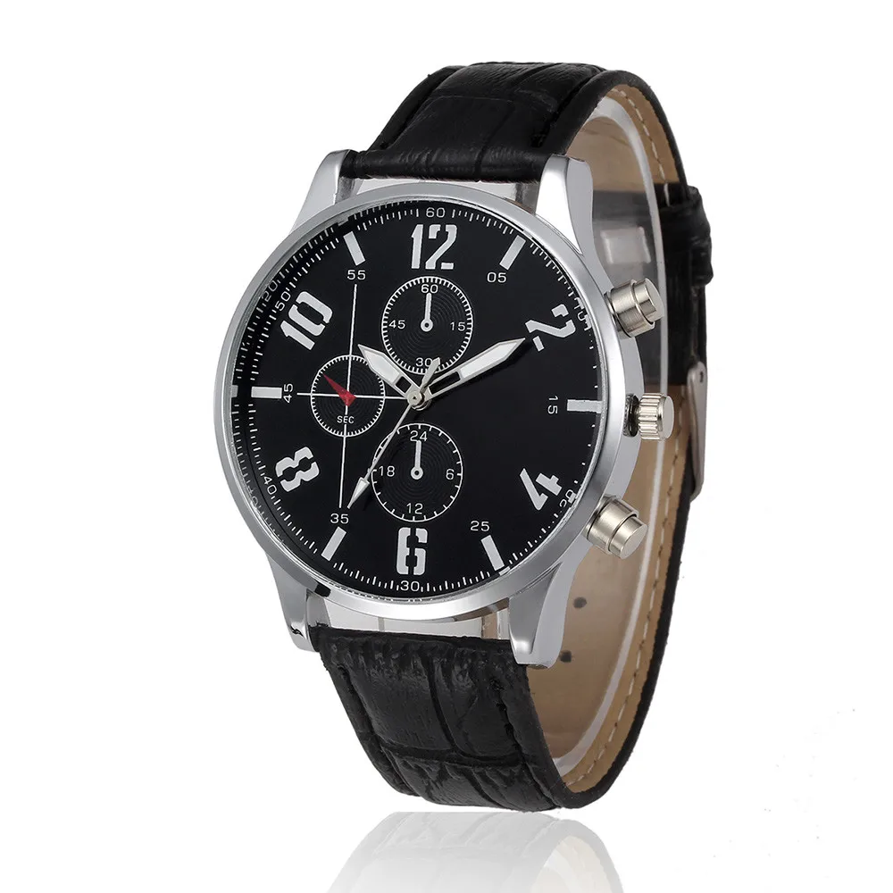 

Retro Design men Watches Top Brand Big Dial Men Hour Quartz Watch Man Leather Sport Wrist Watch Clock Relogios masculinos Hot
