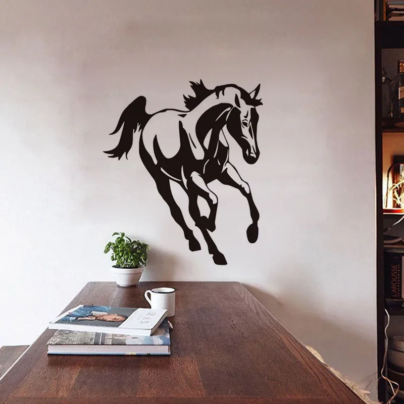 Galloping Horse Wall Decals Removable Vinyl Art Stickers Home Decor
