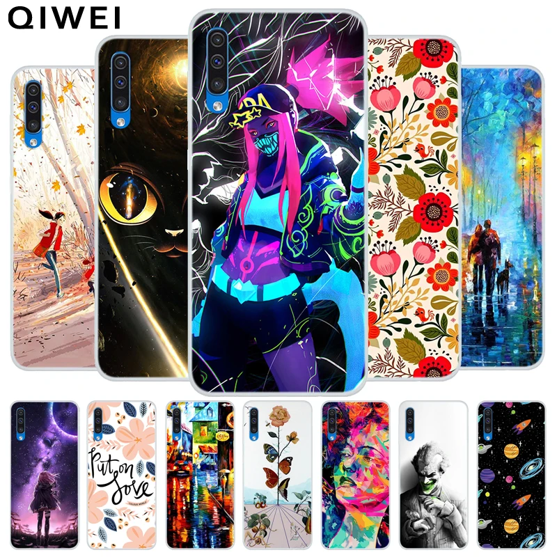 

Cases For Samsung Galaxy A50 Case POPULAR Pattern Soft Silicon Silicone Phone Case For Samsung A50 Tpu Funda A 50 A505 Coque