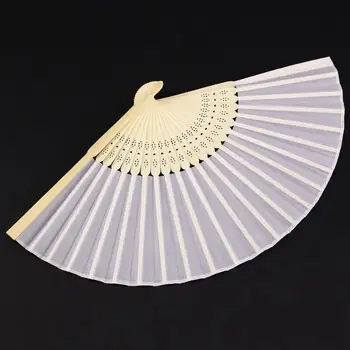 

20 x Fan Fabric Gift Bag Bamboo Bone + Silk Fabric wedding favors dance writing painting customizes