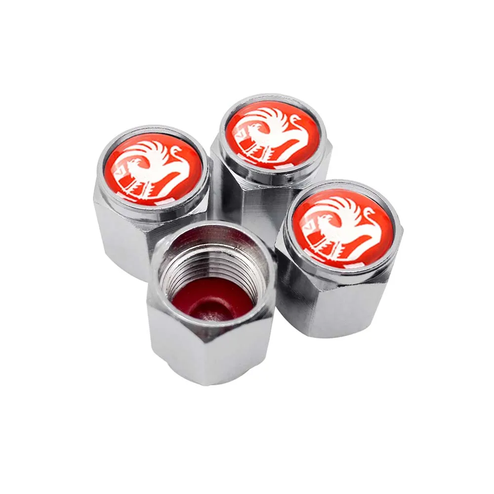 

4pcs Set Metal Wheel Tire Stem Valves Caps Dust Cover Emblem Logo Vehcile Car Styling For Vauxhall VXR8 Insignia Adam Corsa Viva