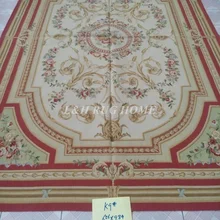2x3 м французские ковры aubusson для украшения дома, французский abusson ручная переплетение шерстяной ковер