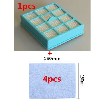 

1Pcs vacuum cleaner filter + 4Pcs motor protection filter for Philips FC8146 FC8134 FC8142 FC8136