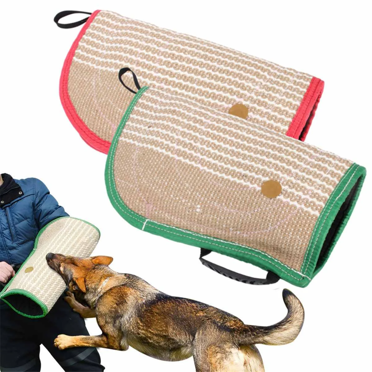 

Cotton Dogs Training Bite Sleeve Protection Arm Dog Walking Tug For Young Malinois Work Dog Training Fit Pitbull German Shepherd
