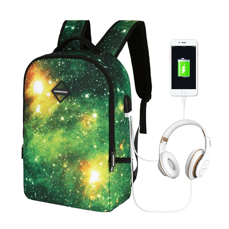 Usb Ipad мужская сумка для путешествий спортивный рюкзак с принтом мужской Mochila Escolar