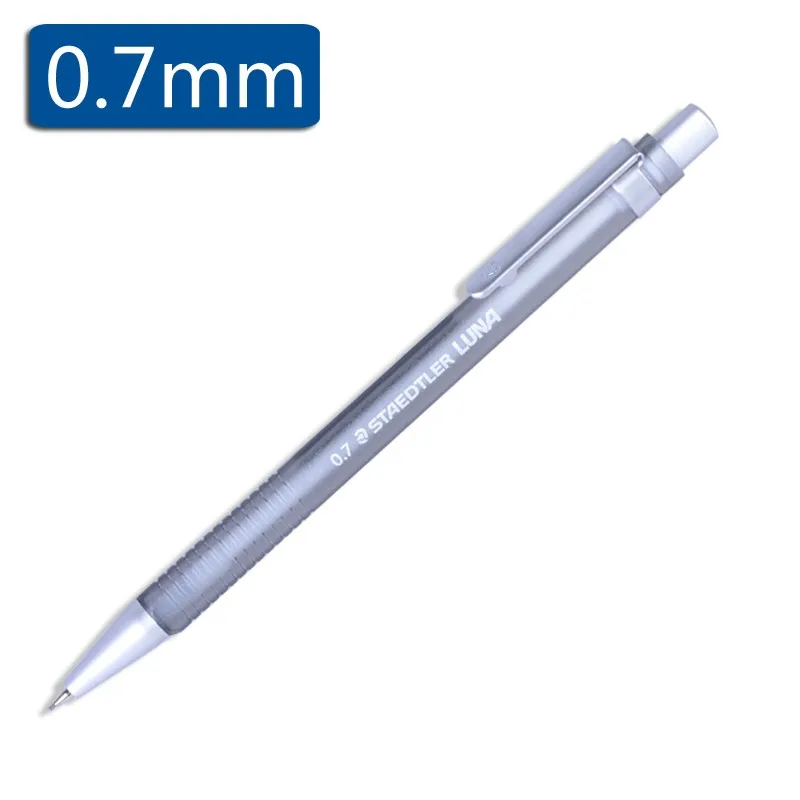 Staedtler 7612 Luna, автоматический механический карандаш, треугольная подставка для ручек 0,5/0,7 мм, разноцветный корпус, для офиса и школы