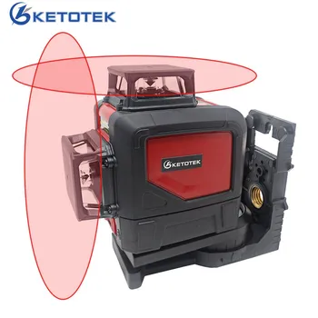 

KT902C 8 lines laser level 360 Self-leveling 3D Laser Level Vertical and Horizontal Cross Super Powerful Red Green Laser Beam