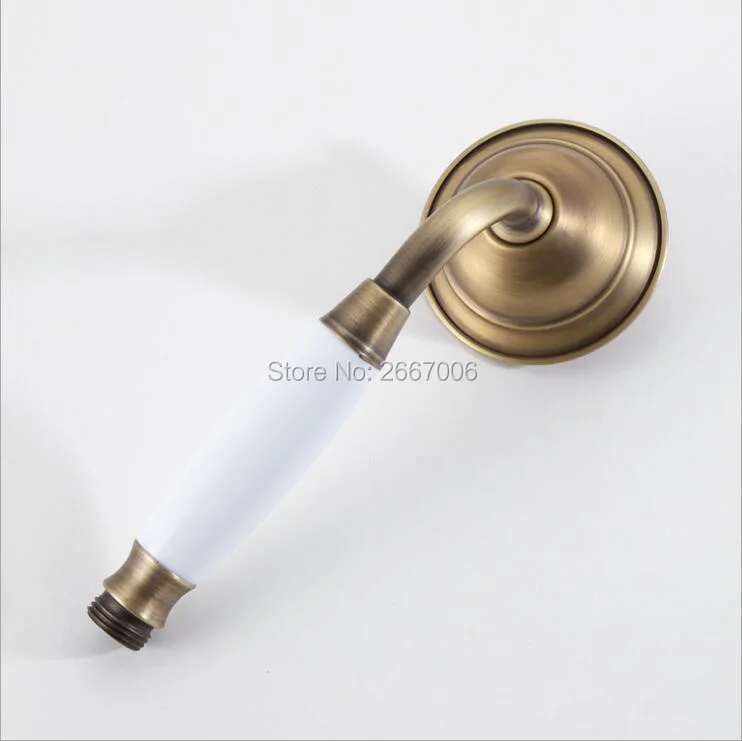 Евро Античный Черный Бронзовый ручной смеситель для душа в форме телефона стиль керамический ручной душ головка ванная сантехника ZR2038