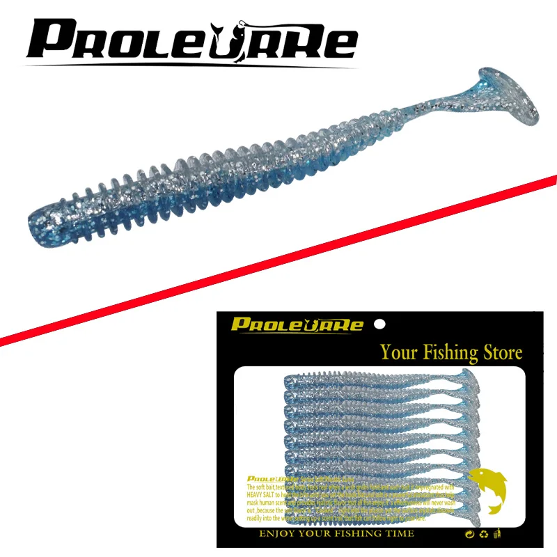 Proleurre 10 шт. 8 см Силиконовые черви мягкие приманки Япония искусственные 2G отлично плавающая приманка для рыбалки приманки Jig Head микс crankhook Рыбная ловля