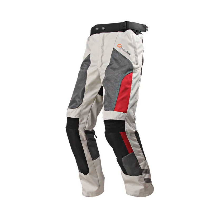 

Riding Tribe Men's Summer Windproof Waterproof Auto Racing Pants MX Motorcycle Motocross Trousers Sportswear Protective Gear