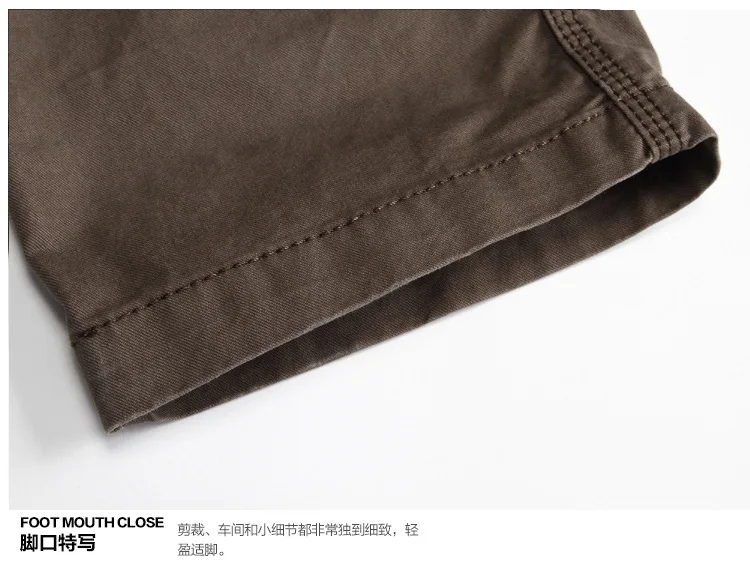 2017 New Mens Pants Pockets Full Length Autumn Army Military Tactical Pants Casual Trousers Cargo Pants Pantalon Hombre  (6)