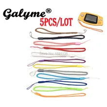 5 шт./партия, многоцветные плетеные шнурки на запястье для GBASP, ремешок, игра для мальчиков, консоль, подходит для GameBoyGB Adance SP