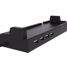 Игровой аксессуар DC5V/2A USB2.0 концентратор внешний 4 USB Порты и разъёмы стенд с Micro USB Порты и разъёмы порт питания для Nintendo Switch NX NS док-станция