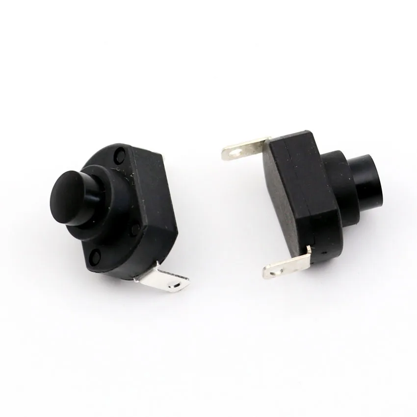 

2pieces Professional 6A Large current High power electronic flashlight switch button High temperature resistant switch 1318MC