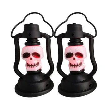 

2pcs Lamps Funny Portable Creative LED Skull Light for Party