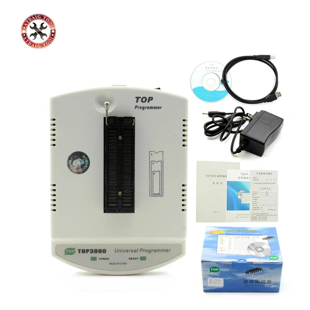 

DHL Free TOP3000 Top-3000 USB Universal Programmer Universal ECU Chip Tunning Eprom Programmer Universal IC Programmer top3000