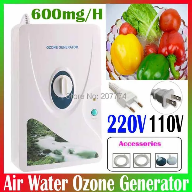 Озоновый генератор воды 220 В 110 в 600 мг/ч озонатор ионизатор стерилизатор очистители воздуха растительный уход за кожей красота инструмент массаж
