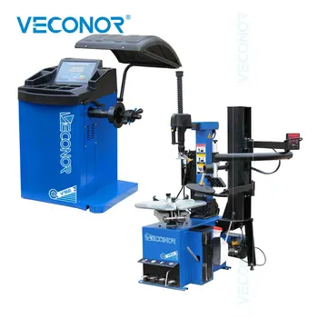 

Full Automatic Tilt Column Car Tire Changer Machine and Automatic Car Wheel Balancer Computer with LCD Display Unit Combo