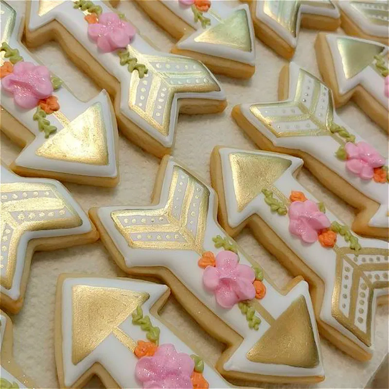 KENIAO Tribal Boho Arrow Cookie Cutter 11 x 4.2 CM Biscuit Fondant Bread Pastry Sandwich Stainless Steel DIY Kitchen Baking Mold
