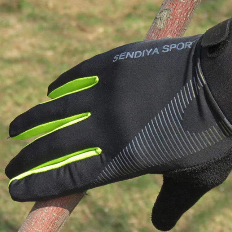 1 Pair Bike Bicycle Gloves Full Finger Touchscreen Gloves Breathable Summer