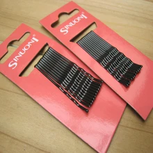 Металлическая женская заколка для волос Французская заколка u-образный зажим один зубец черный