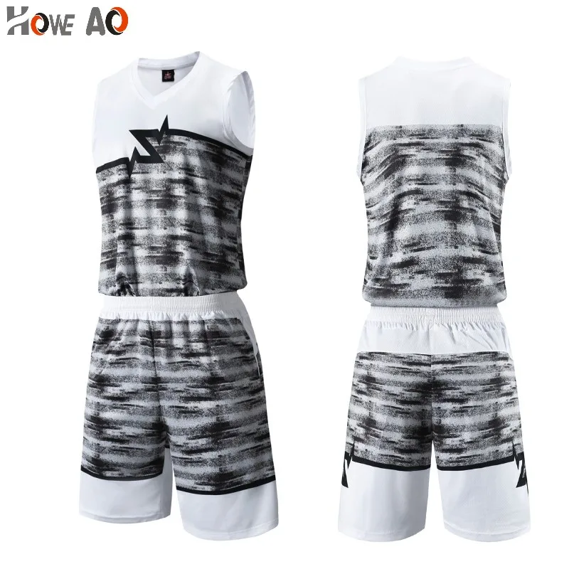 

HOWE AO Men Professional Basketball Jerseys Uniforms Set Tank Tops and Shorts PlusCustomized Jerseys Set