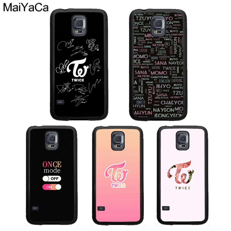 

MaiYaCa KPOP TWICE LOGO Case For Samsung Galaxy S6 S7 edge S8 S9 S10 Plus Lite S4 S5 Note 9 8 Phone Cover Fundas