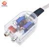 12V Car Audio High to Low RCA Line Subwoofer Audio Impedance Converter low audio filter audio output ► Photo 1/6
