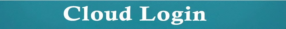Cloud Login