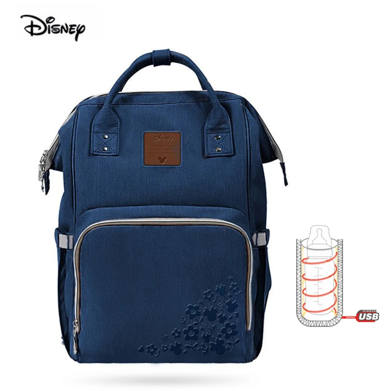 Navy Disney детский рюкзак для мамы, Многофункциональный Большой Вместительный рюкзак для мамы, рюкзак для подгузников, дропшиппинг - Цвет: Navy