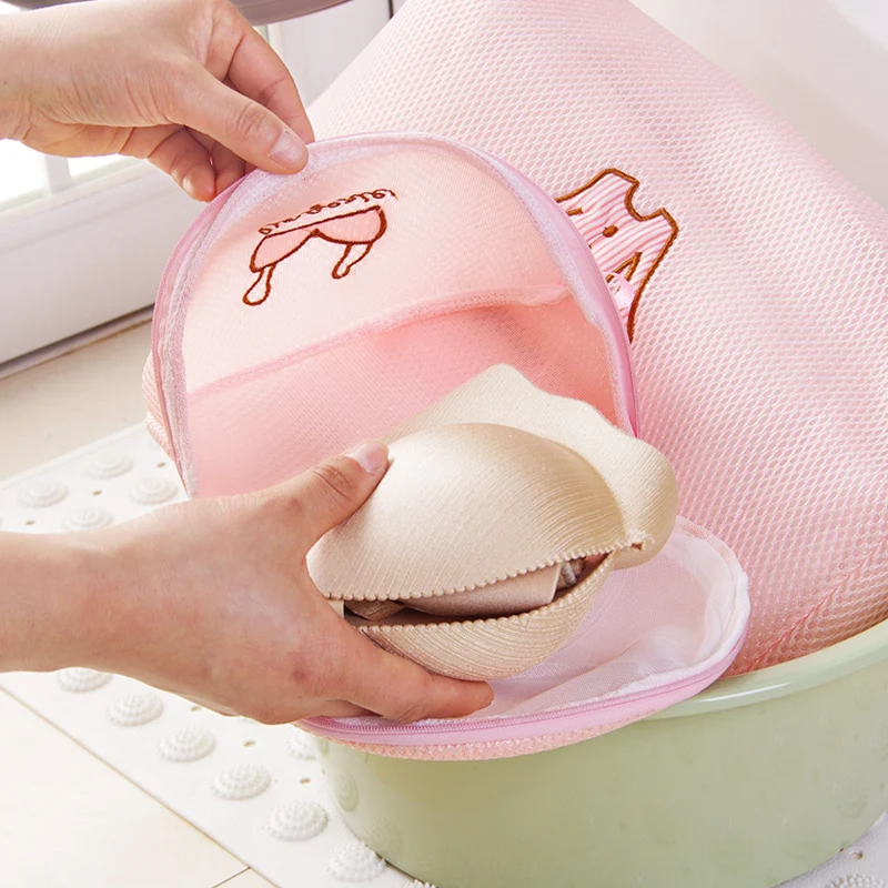 Mesh Laundry Bag Washing Machine Clothes Storage Bag  (5)