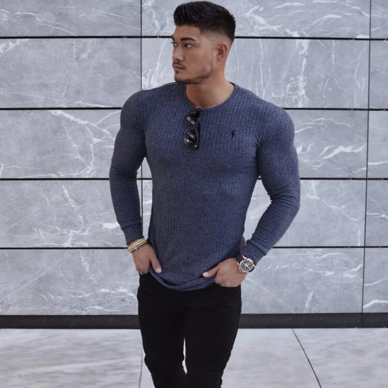 Long Sleeve t-shirt Gym Clothes Sport Shirt Fitness (14)