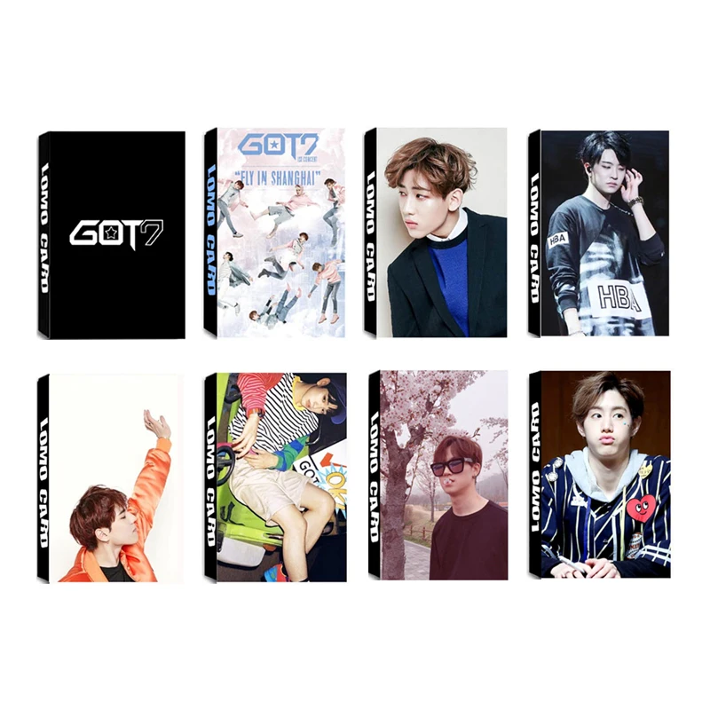 KPOP GOT7 Fly альбом ломо карты Self Made Бумага фото карты Фотокарта LK350