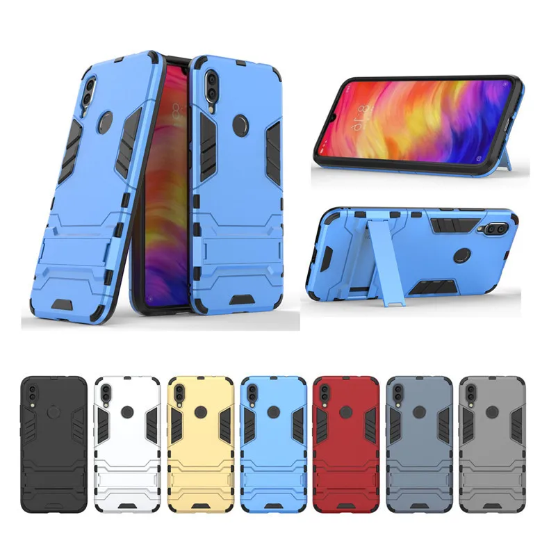 

For Redmi Note7 Iron Man Armor Anti-fall Mobile Phone Case Redmi Note7 Invisible Bracket Phone Case