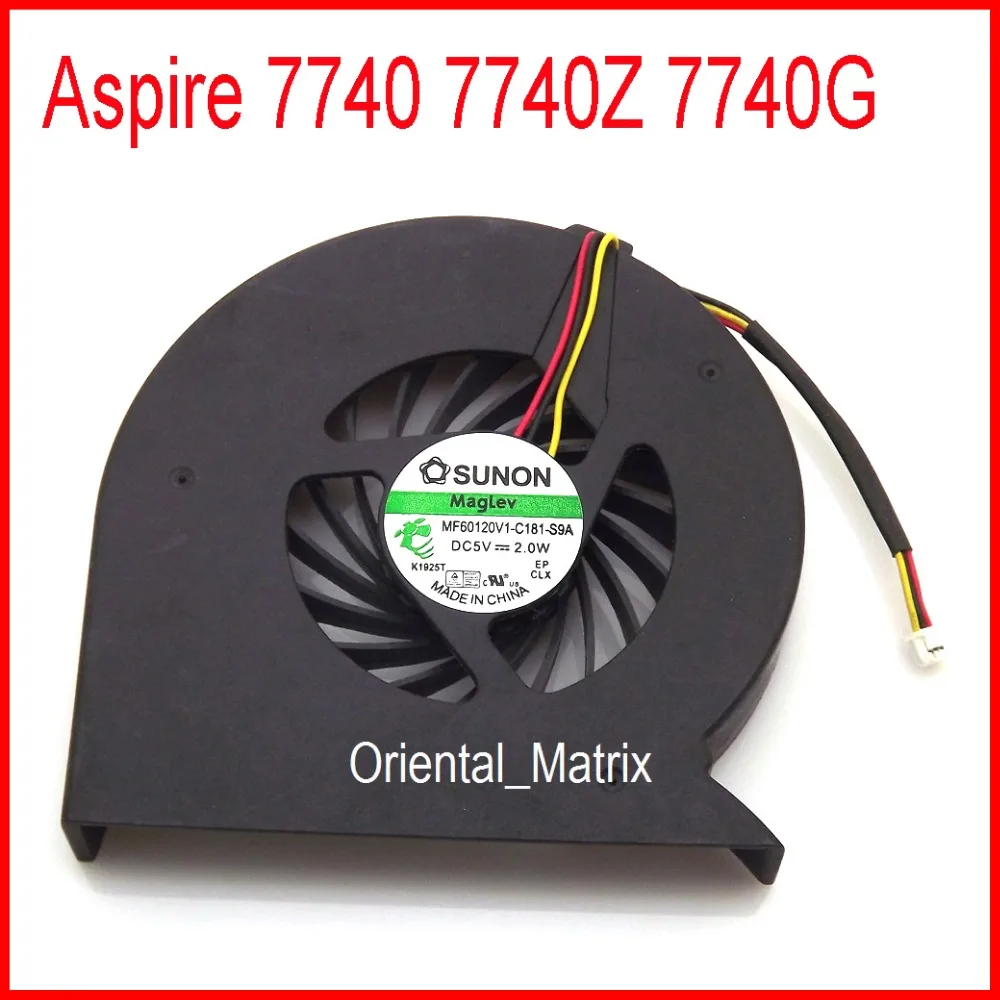 Оригинальный MF60120V1 C181 S9A DC5V 0.40A кулер для Acer Aspire 7740 7740Z 7740G охлаждающий вентилятор