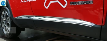 

Lapetus Chrome Door Body Panel Molding Bottom Cover Trim For Jeep Renegade 2015 2016 2017 2018 2019 2020 ABS Auto Accessories