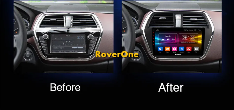 Excellent RoverOne Android 9.0 Octa Core Car Radio GPS For Suzuki SX4 S-Cross S Cross 2013+ Touchscreen Multimedia Player Stereo Head Unit 4